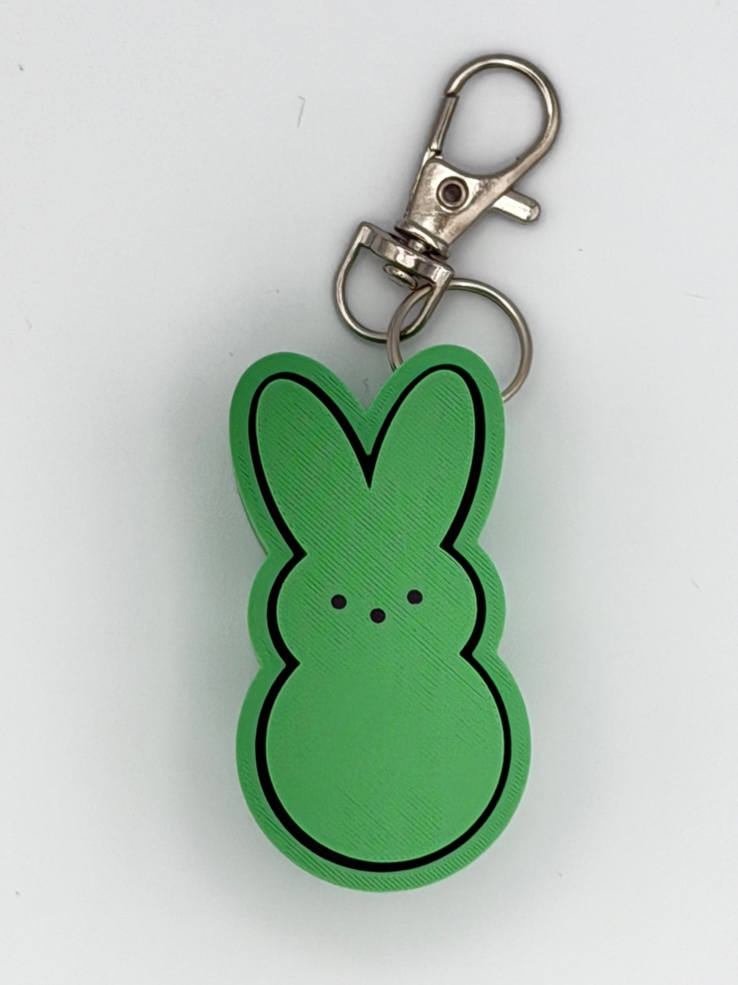 Peep Bunny Fidget Clicker Key Chain