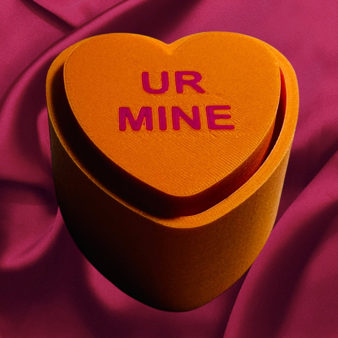 Conversation Heart Clicker Fidget