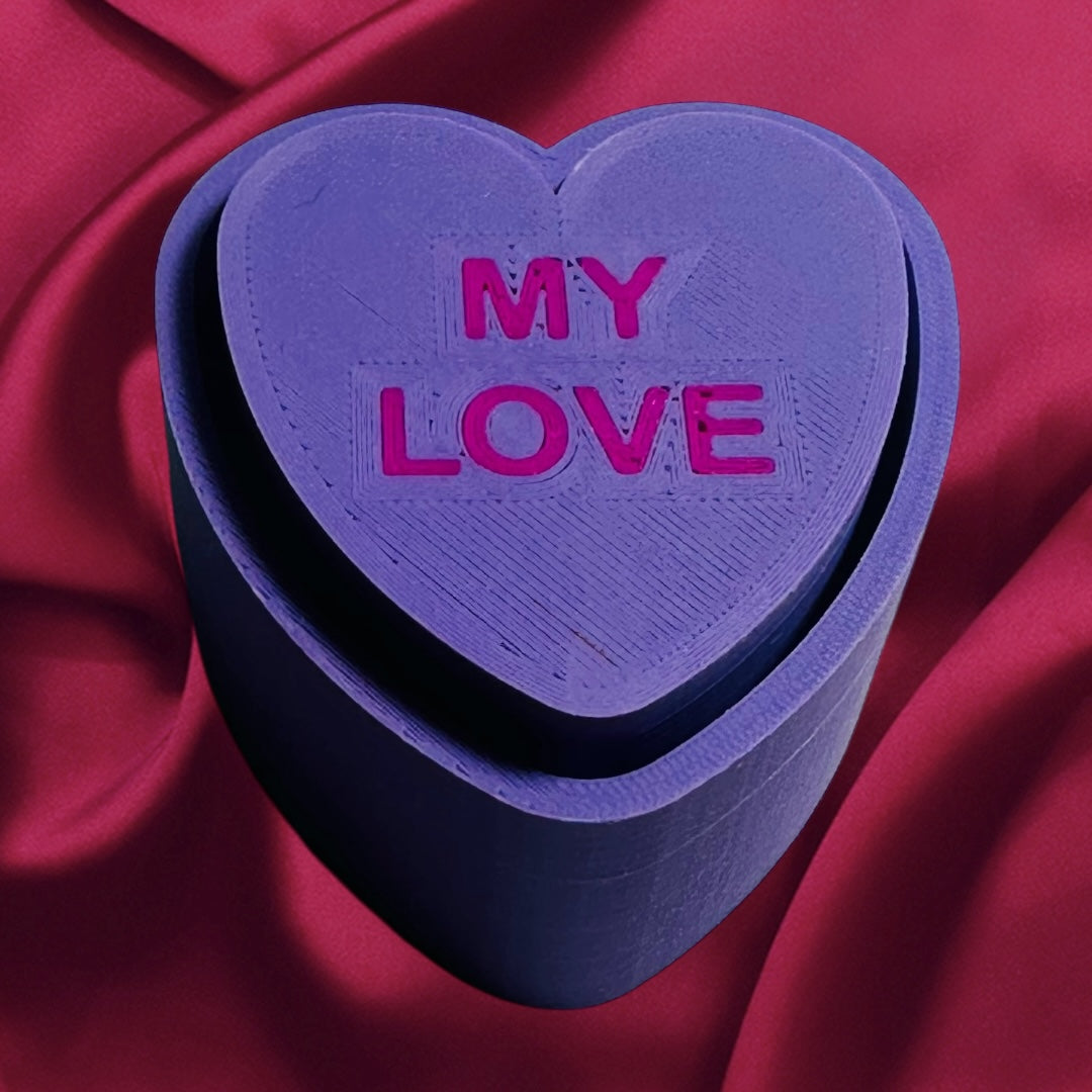 Conversation Heart Clicker Fidget