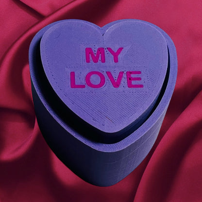 Conversation Heart Clicker Fidget