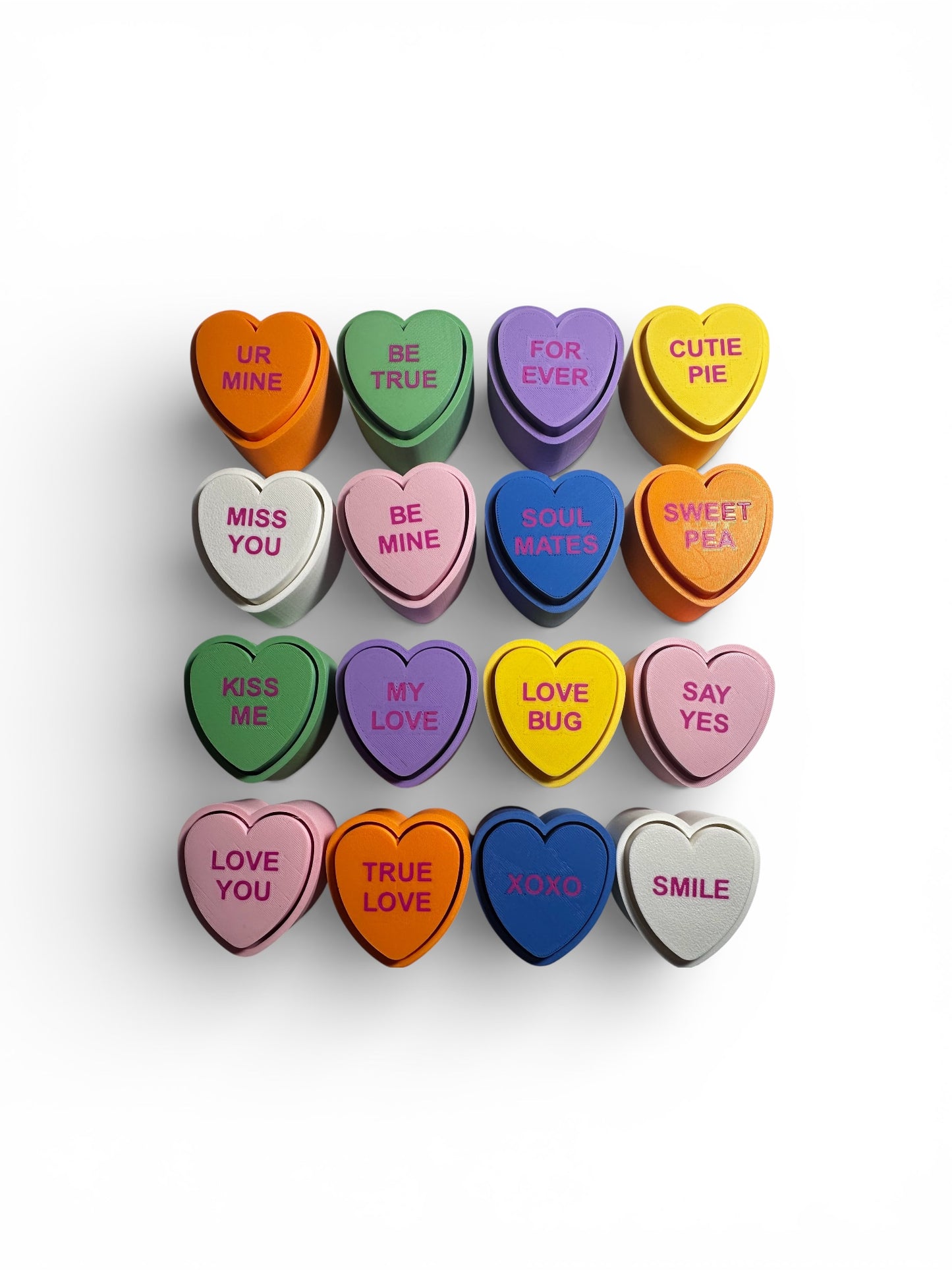 Conversation Heart Clicker Fidget